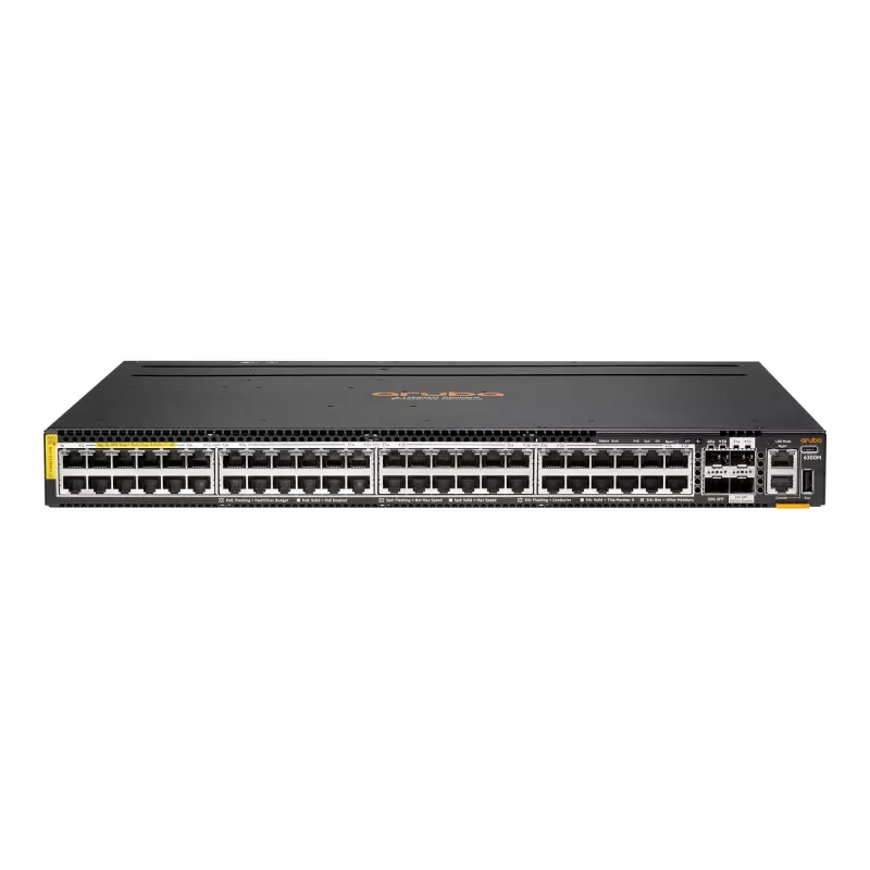 Valdomas tinklo komutatorius HP Enterprise Aruba R8S90A 48x 5G Ethernet (100/1000/5000) PoE, RJ-45/USB-C konsolė, 880 Gbit/s