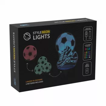 Stalinė lempa MANTA SNL124RGB RGB 3D šviesos dekoratyviniai rutuliai, spalvą keičiantis LED, dekoratyvinis apšvietimas