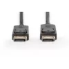 Connection kabelis DisplayPort with snaps 1080p 60Hz FHD Tipas DP / DP M / M Juoda 1m
