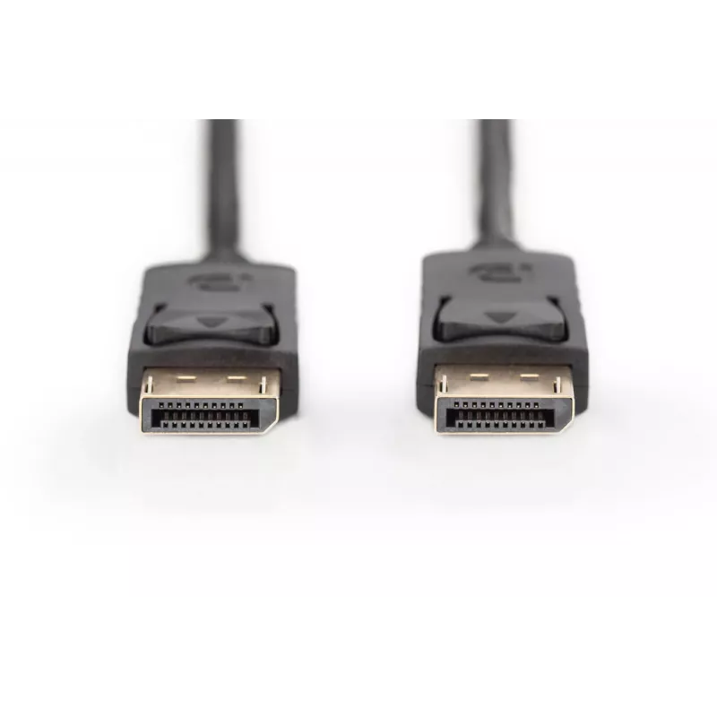Connection kabelis DisplayPort with snaps 1080p 60Hz FHD Tipas DP / DP M / M Juoda 1m