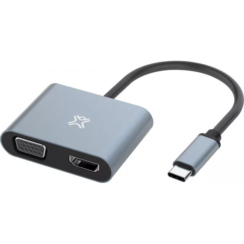 XtremeMac Type-C į HDMI ir VGA adapteris – adapteris – skaitmeninis/duomenų (XWH-ACVH-13)