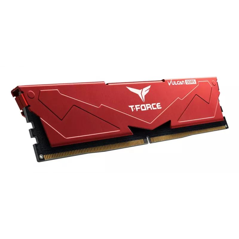 Team Group VULCAN FLRD532G6000HC30DC01, 32 GB, 2 x 16 GB, DDR5, 6000 MHz, 288 kontaktų DIMM, raudona