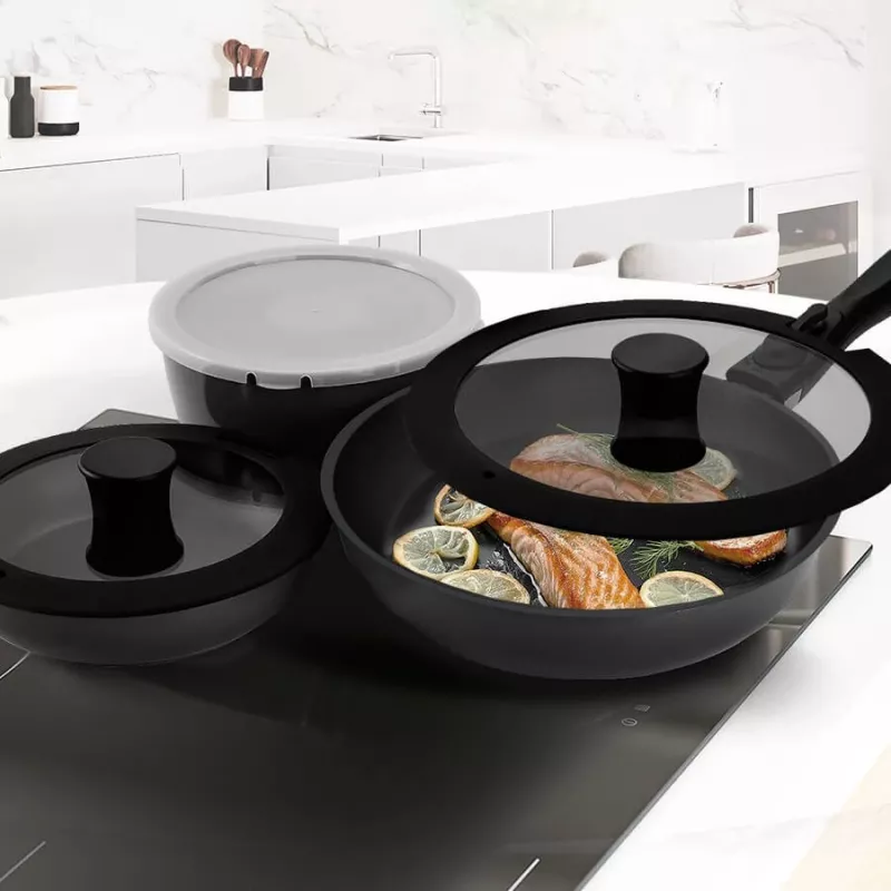 Puodų ir keptuvių rinkinys Maestro MR-4800-7, 7 dalių rinkinys