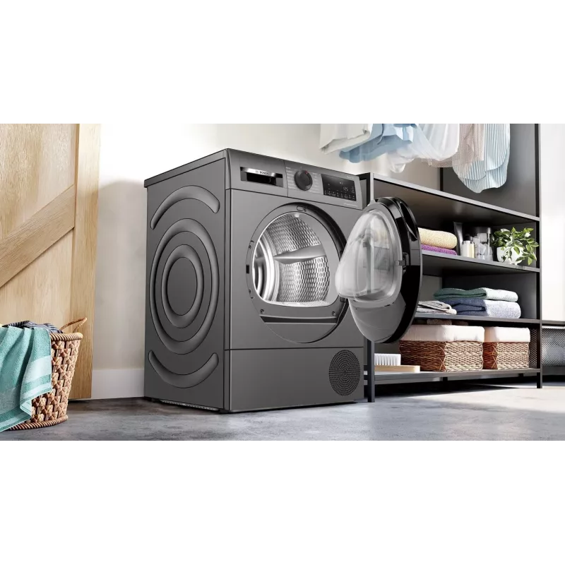 Bosch WQG245DXSN šilumos siurblio skalbinių džiovyklė 9 kg
