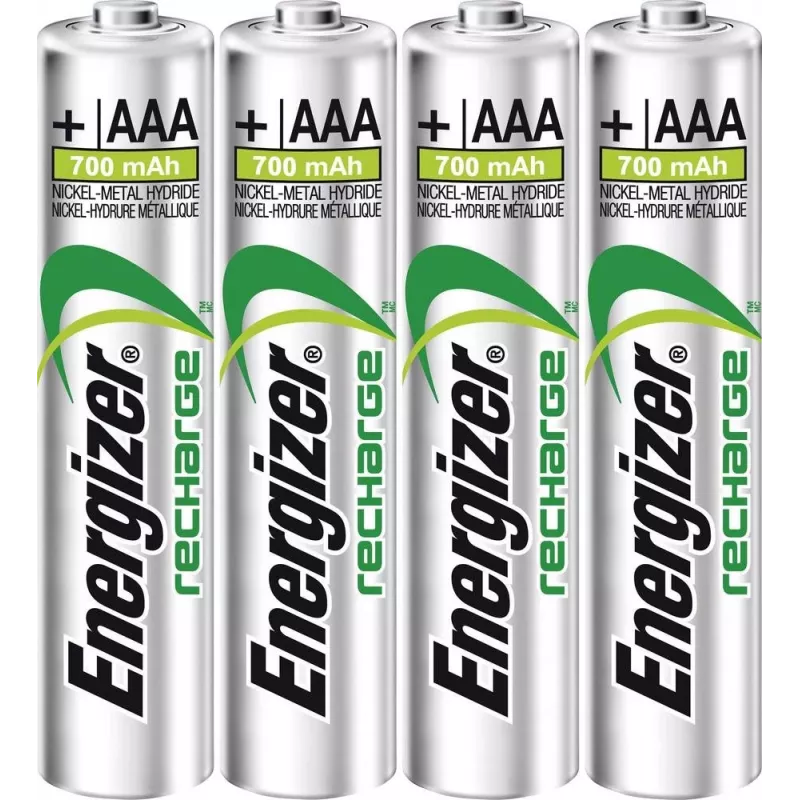 ENERGIZER akumuliatorius Accu Recharge Power Plus 700 mAh AAA HR3/4 pakartotinai įkraunamas, 4 vnt.