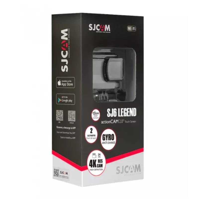 Veiksmo kamera SJCam SJ6 Legend — 4K vaizdo įrašymas, 16 MP nuotraukos