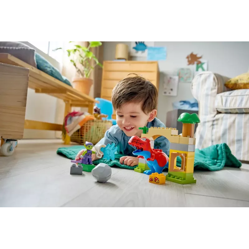 LEGO DUPLO 10463 Dinozauras Spidey-Rex prieš Žaliąjį Gobliną