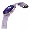 Išmanusis laikrodis Zeblaze Btalk 3 Plus — 1.39 colio (3.53 cm) IPS 360×360 px, jutiklinis ekranas, silikoninis dirželis, violetinė