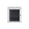 Sieninis montuojamas stovas DIGITUS Dynamic-N 12U, 19 colių, 600x450 mm (PxG), IP20, raktinis užraktas, nesumontuotas