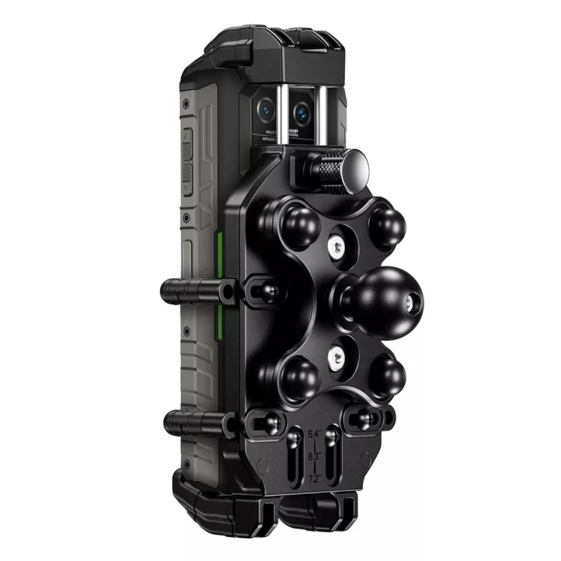 Pasyvus laikiklis UleFone Armor Mount Pro mobiliesiems telefonams — laikiklio laikiklis, dviračiams ir paspirtukams, juodas