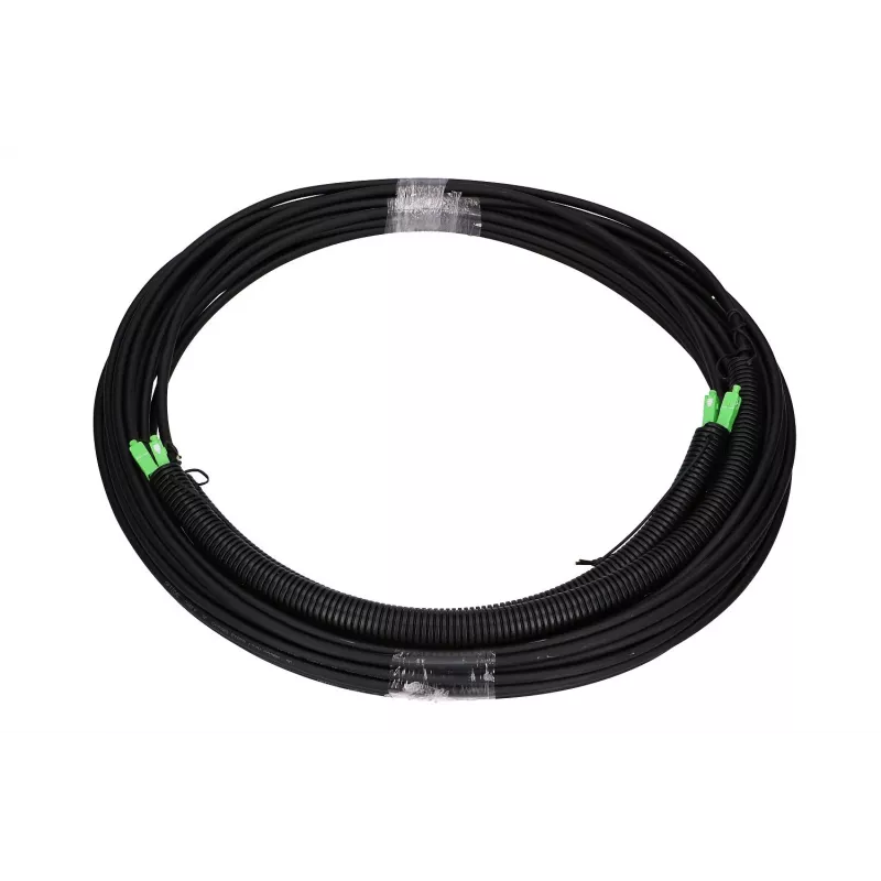 Extralink Patchcord 2J SC/APC-SC/APC vienmodis lauko dvipusis G657A2 25 m