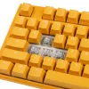 Ducky One 3 Geltona žaidimų klaviatūra, RGB LED - MX-Clear (JAV)