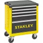 Įrankių vežimėlis Stanley STST74305-1 su 5 stalčiais, geltona/juoda, 3 plokšti + 2 aukšti stalčiai