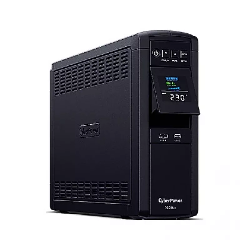 CyberPower CP1600EIPFCLCD nepertraukiamo maitinimo šaltinis (UPS) Line-Interactive 1,6 kVA 1000 W 6 kintamosios srovės lizdų (-ai)