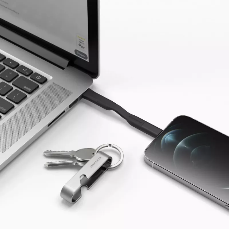 Vonmählen High Six USB C juoda, nerūdijantis plienas