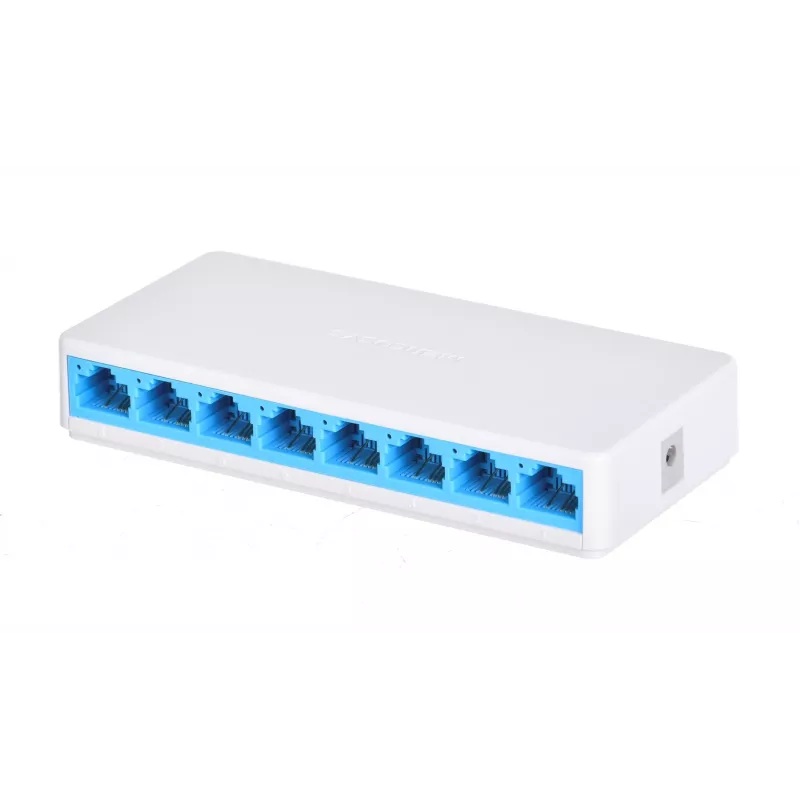 Komutatorius Mercusys MS108 8 prievadų RJ-45 10/100Mbps Nevaldomas