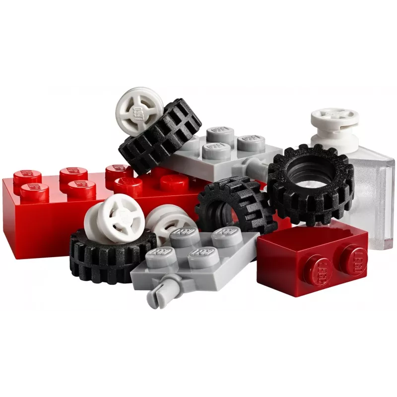 LEGO 10713 Classic Creative Suitcase Toy Storage Case su įvairiaspalviais statybiniais kubeliais, dovana vaikams nuo 4 metų