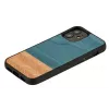 Telefono dėklas man and wood, skirtas iPhone 12 mini — džinsinė juoda