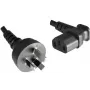 Microconnect PE010418AUSTRALIA-A maitinimo laidas juodas 1,8 m maitinimo kištukas I tipas C13 jungtis