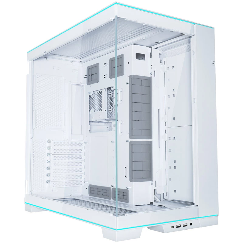 PC korpusas Lian Li O11D EVO RGB Tower baltas
