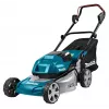 Makita DLM460PT2 vejapjovė Stumdoma vejapjovė Akumuliatorinė Juoda, Mėlyna, Pilka