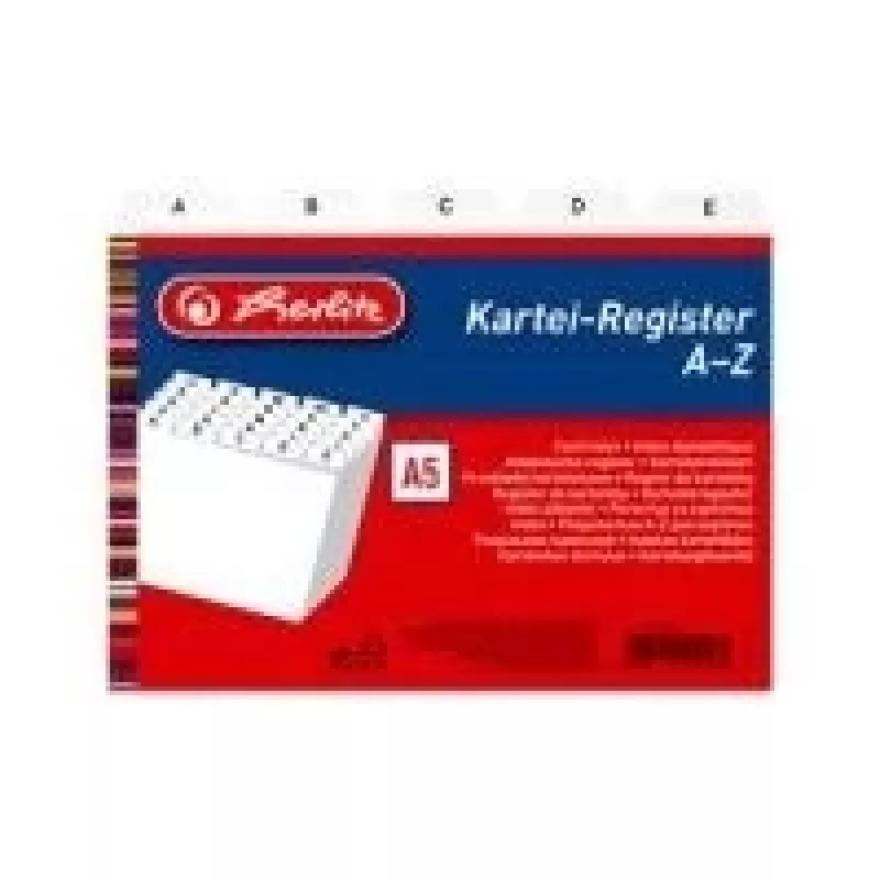 Baltas indeksų kortelės Herlitz 1500669