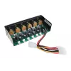 Ventiliatoriaus valdiklis Lamptron FC2 4 kanalų 30 W (PWM/įtampos valdymas kompiuterio aušinimo ventiliatoriams)