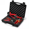 Kabelių užspaudimo įrankis Knipex 97 91 04 V01 pilkas oranžinis raudonas 5 vnt.