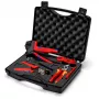 Kabelių užspaudimo įrankis Knipex 97 91 04 V01 pilkas oranžinis raudonas 5 vnt.