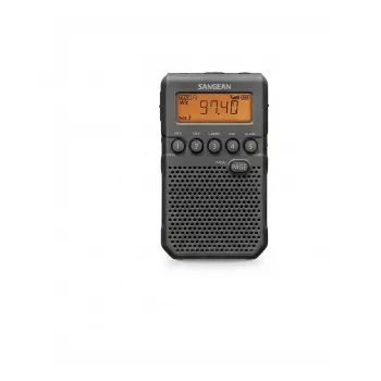 Nešiojamasis skaitmeninis radijas Sangean DT-800 (USB-C) juodas — DAB+/FM, nešiojamas dizainas