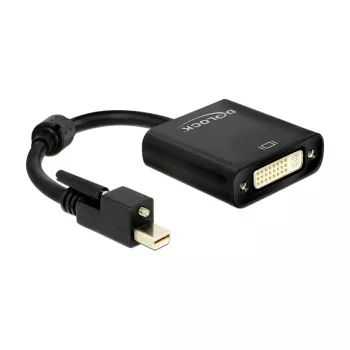 Vaizdo kabelio adapteris DeLOCK 62639 Mini DisplayPort - DVI-I 0,25 m juodas