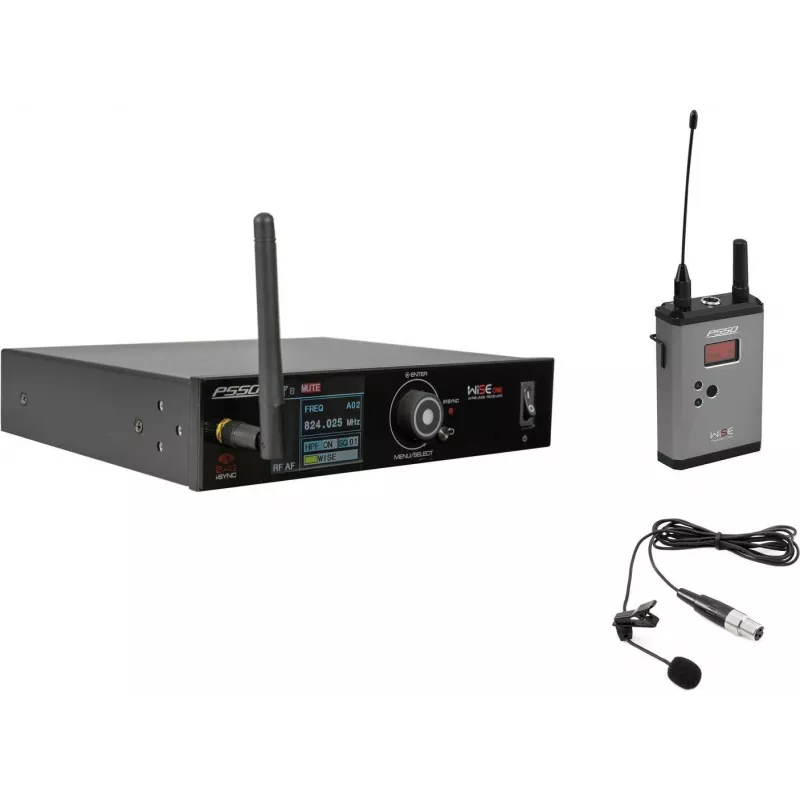 Belaidžio mikrofono rinkinys PSSO WISE ONE 823–832 / 863–865 MHz