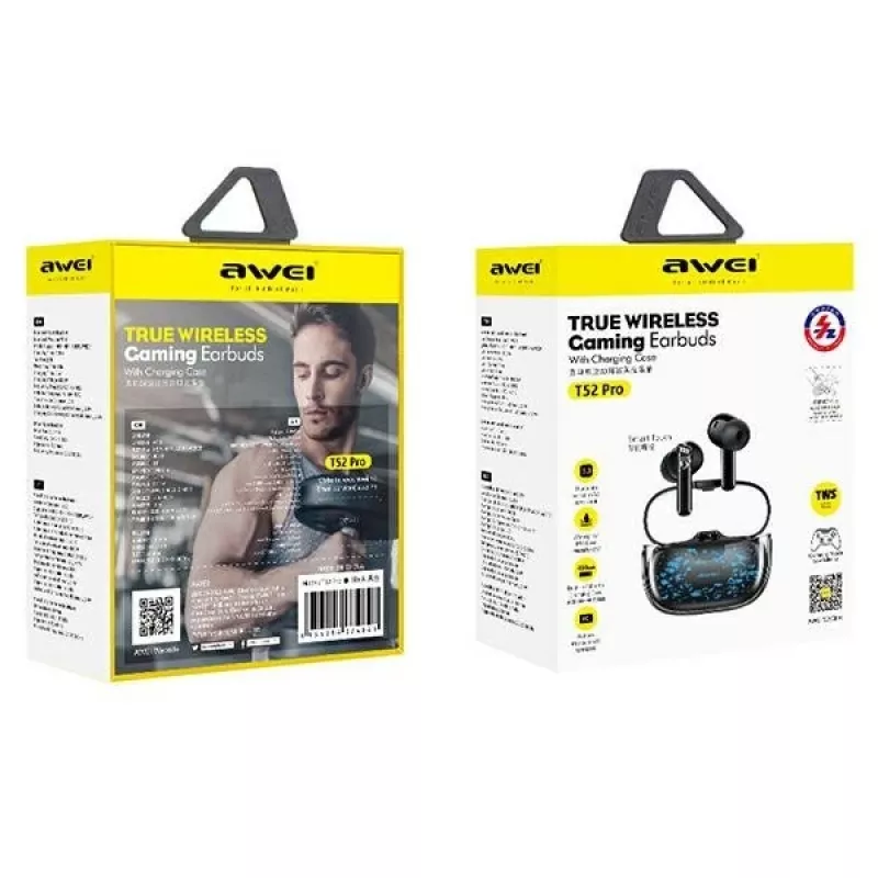 Bluetooth ausinės Awei T52 Pro2