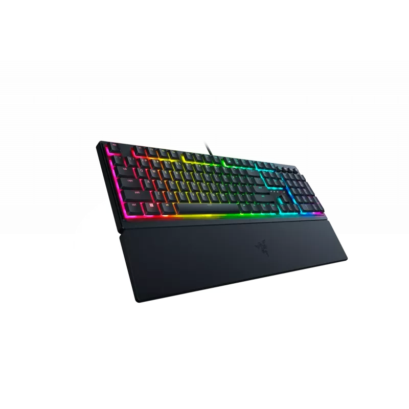Razer Ornata V3 RGB žaidimų USB klaviatūra juoda pilno dydžio laidinė mecha-membrane