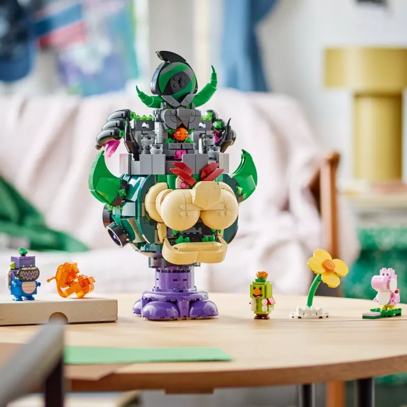 Konstruktorius LEGO Super Mario Princas Florianas ir Bowserio pilis rinkinys 72042