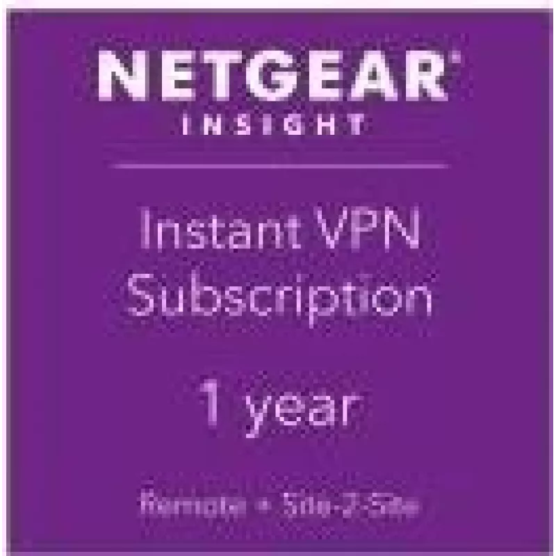 NETGEAR NPVNY1L1-10000S programinės įrangos licencija / atnaujinimas 1 licencija Prenumerata 1 metai