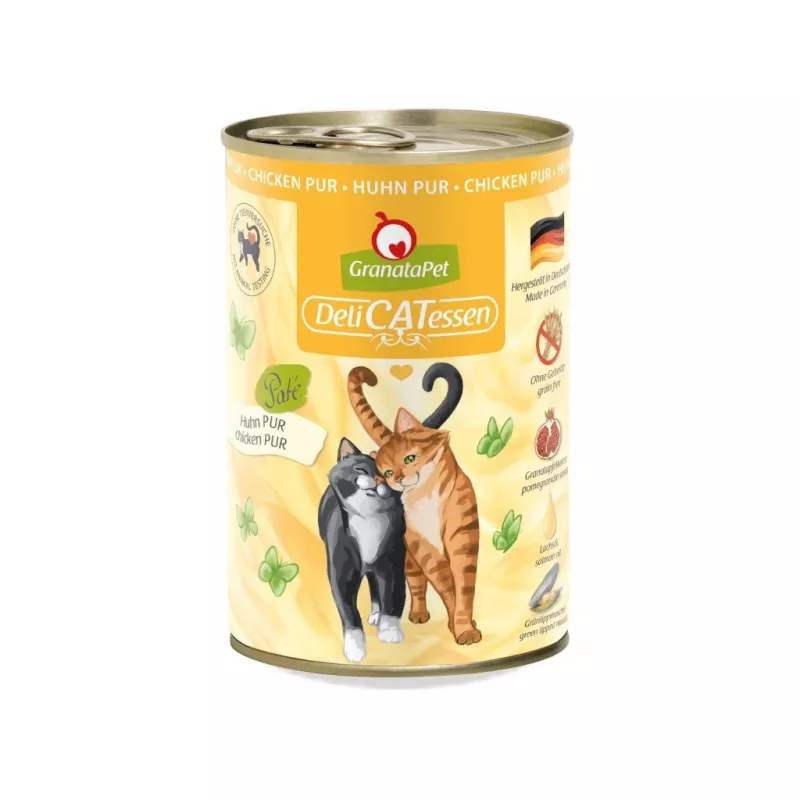 GRANATAPET DeliCATessen Chicken - drėgnas kačių maistas - 400g