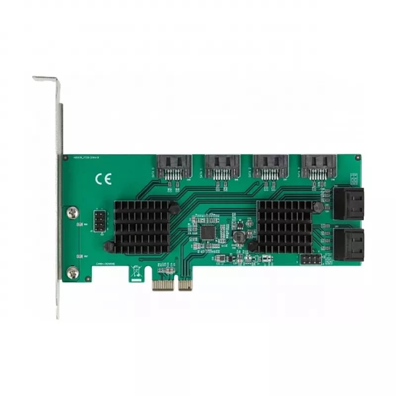 DeLOCK 8 prievadų SATA PCI Express x1 kortelė, žemo profilio formos faktorius