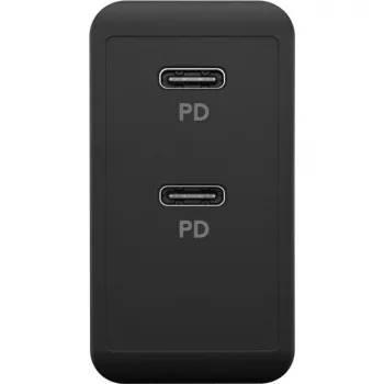 Vidinis įkroviklis Goobay 61757 Greitasis įkrovimas USB Type-C 2 prievadai Juodas