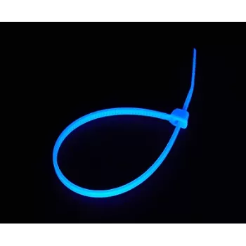 Kabelių raiščiai BitsPower BP-UVCT-BL, nailonas, mėlyni, 120 mm × 2,5 mm, pakuotėje 20 vnt.