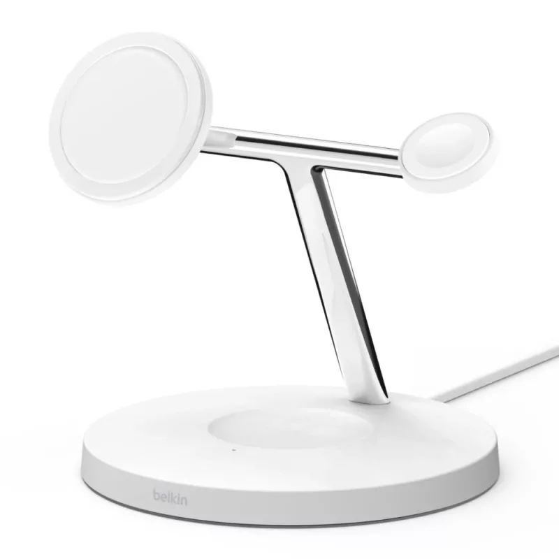 Belkin WIZ017vfWH ausinės belaidis greitasis įkrovimas vidaus kintamosios srovės baltos spalvos