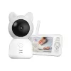 XENON X7202 Išmanioji kūdikio kamera su monitoriumi, Wi-Fi, 2,4 GHz, 3 MP, dvipusis garsas, SD, balta