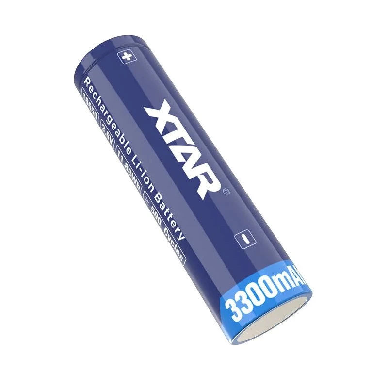 Battery 18650 3,6V Li-ion 3300 mAh su apsauga
