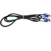 DMX kombinuotasis kabelis EUROLITE 3 m su P-Con ir 3 kontaktų XLR jungtimis (modelis 30227782)