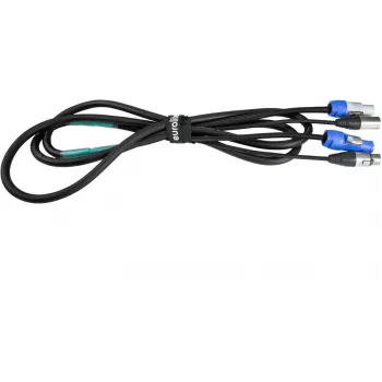 DMX kombinuotasis kabelis EUROLITE 3 m su P-Con ir 3 kontaktų XLR jungtimis (modelis 30227782)