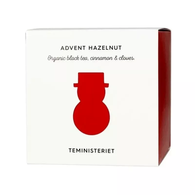 Palaida juodoji arbata Advent Hazelnut 100g - Teministeriet
