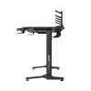Stalas GameMax D140-CARBON – žaidimų/biuro stalas, neto svoris 20,5 kg, bruto matmenys 125×795×682 mm