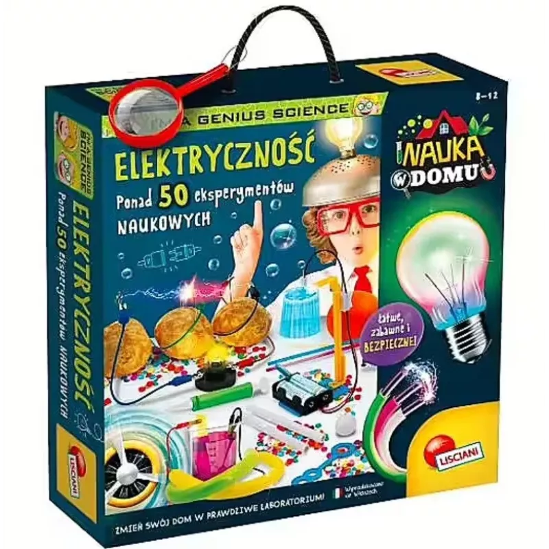 Edukacinis elektronikos rinkinys Liscianigiochi rinkinys I'm A Genius Electricity (modelis 304-pl97524)