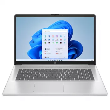 HP 17-cn3659ng A2TZ2EA#ABD nešiojamasis kompiuteris 43,9 cm (17,3) 1920x1080 - Intel Core i5 1334U - 512GB SSD - be GPU - HDMI/USB-C - be OS - Sidabrinė (A2TZ2EA#ABD)