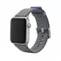 Armband GUAN Premium Plus for Apple Watch GA-MAG-BNDA-PP-CGBS pilka/mėlyna – tinka 38/40/41/42 mm